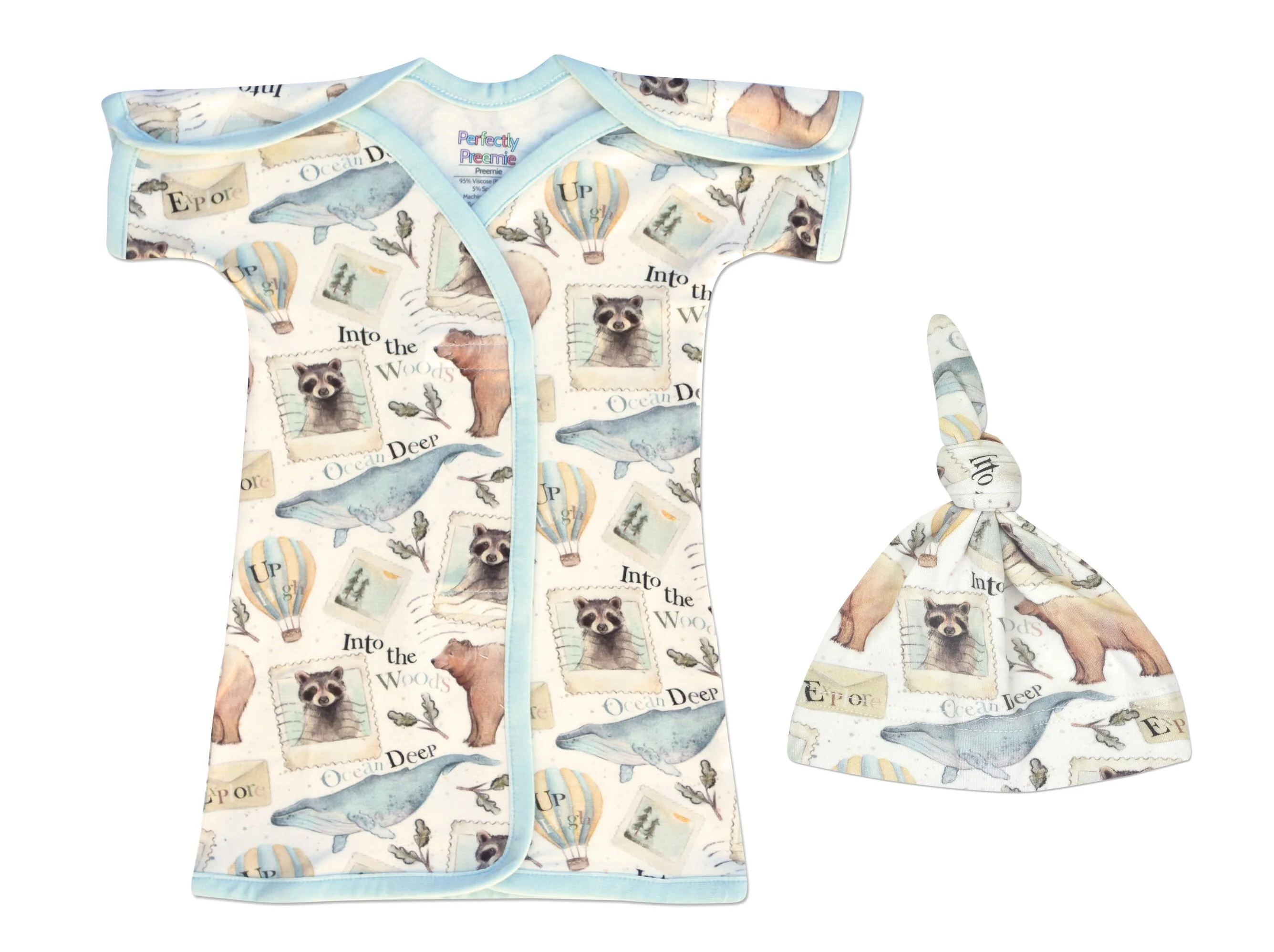 Adventure Bamboo NICU Gown - Image 3