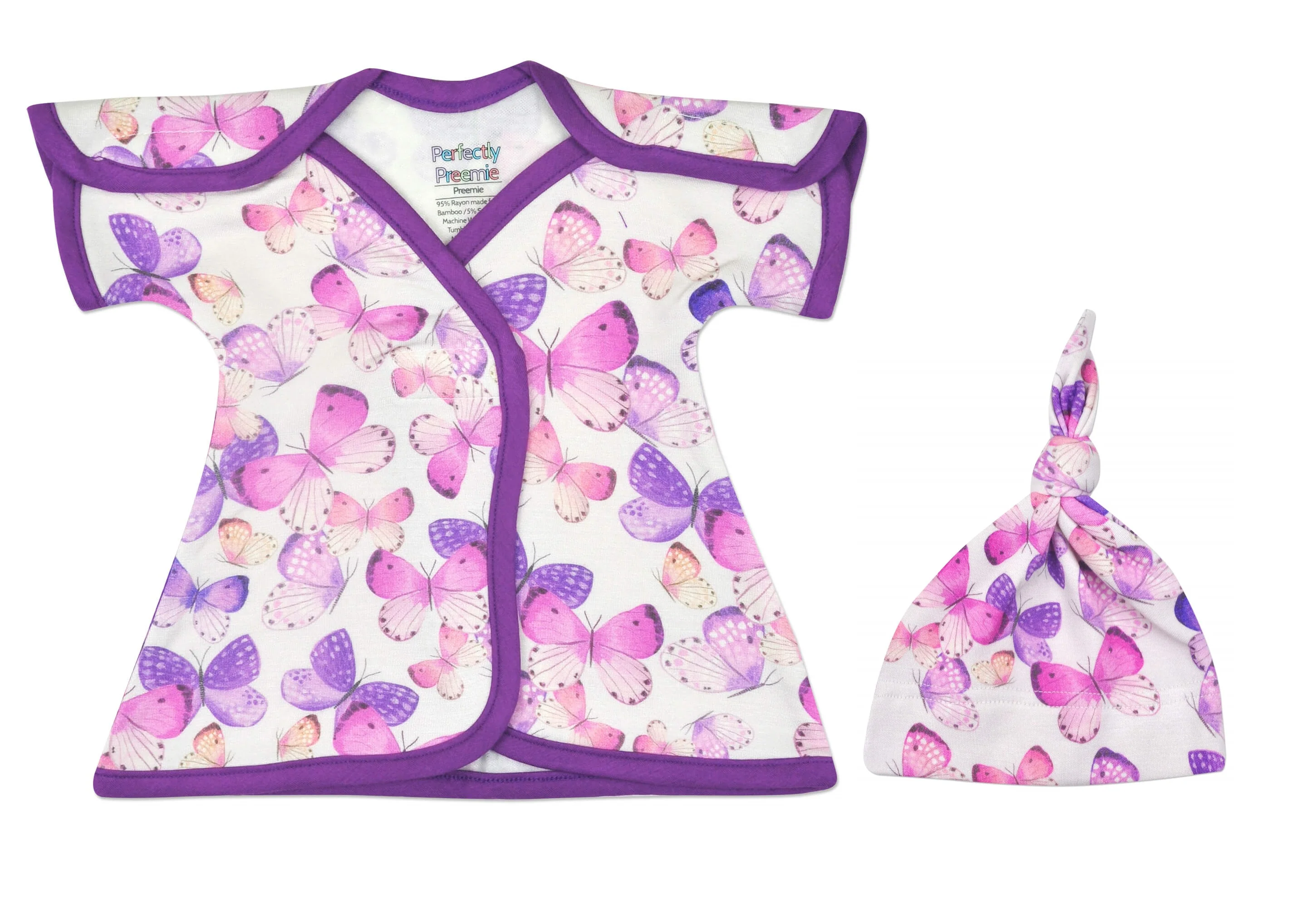 Bella Bamboo NICU Dress - Image 3