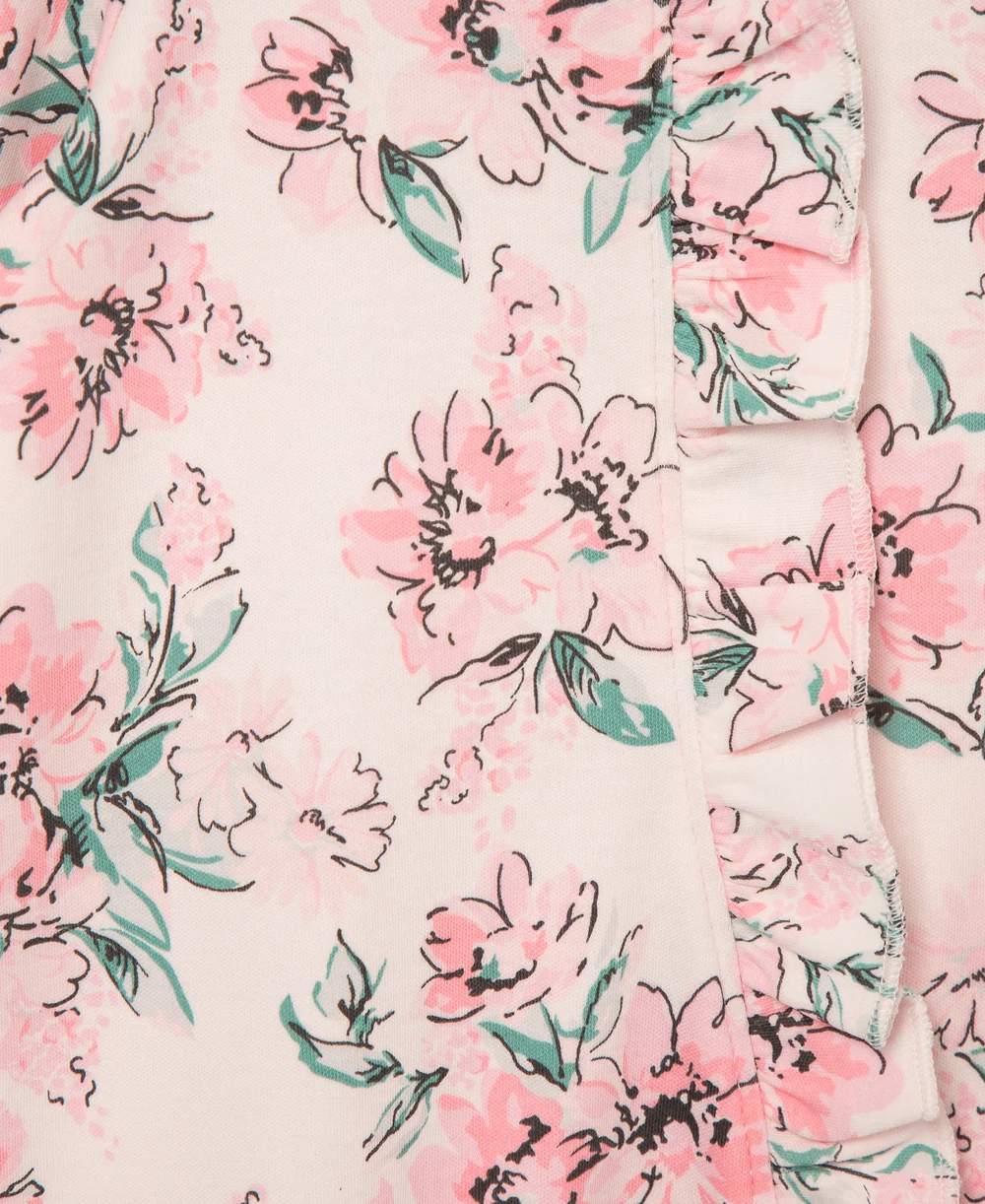Dream Floral Zip Footie & Headband Set - Image 2