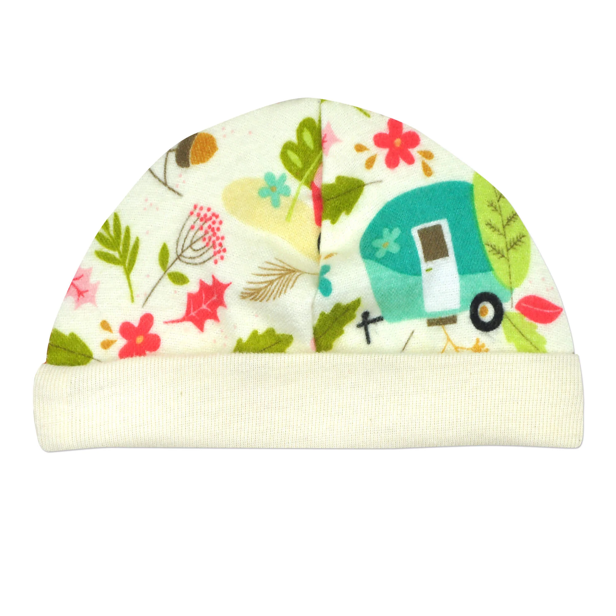 Happy Camper 2PK Flannel Cap Set - Image 2