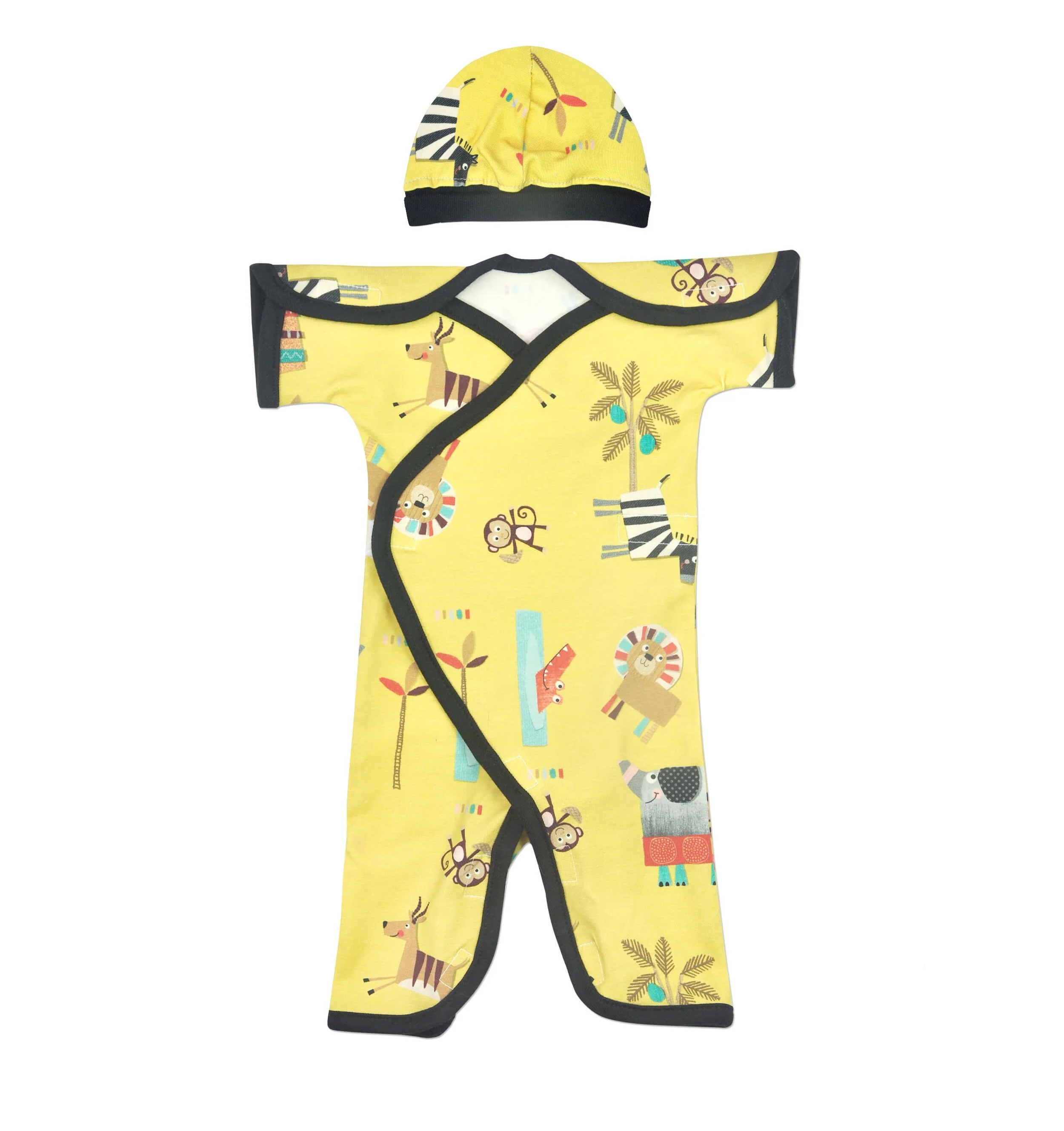 Kenya Stretch Cotton Short Sleeve NIC-Jumpsuit - Image 3