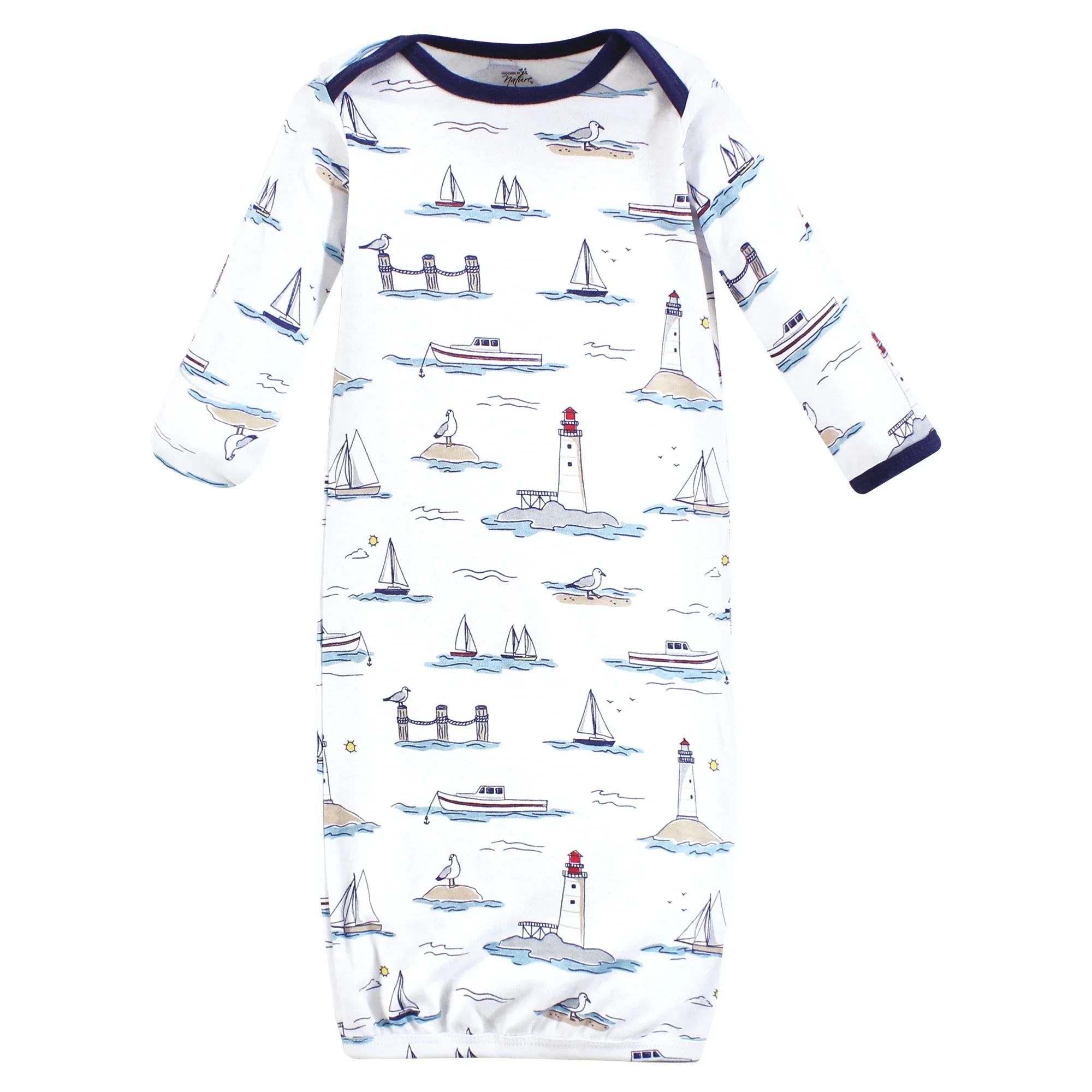 Lighthouse Seagull Organic 3pk Gown Set - Image 2