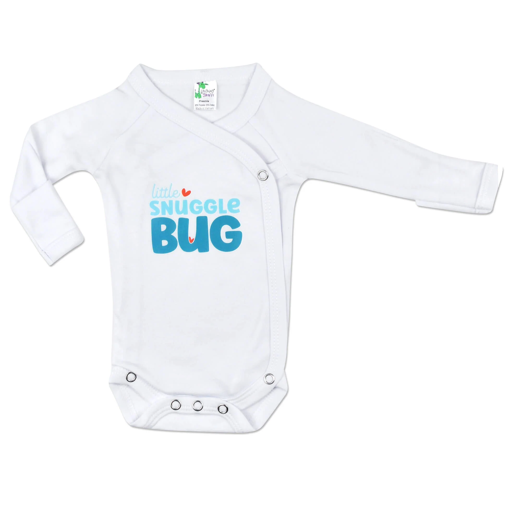 "Little Snuggle Bug" Kimono L/S Bodysuit
