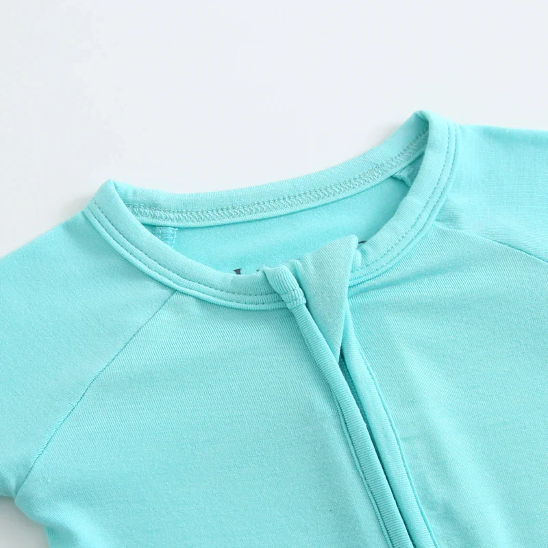 Luxie Turquoise NICU Romper - Image 3