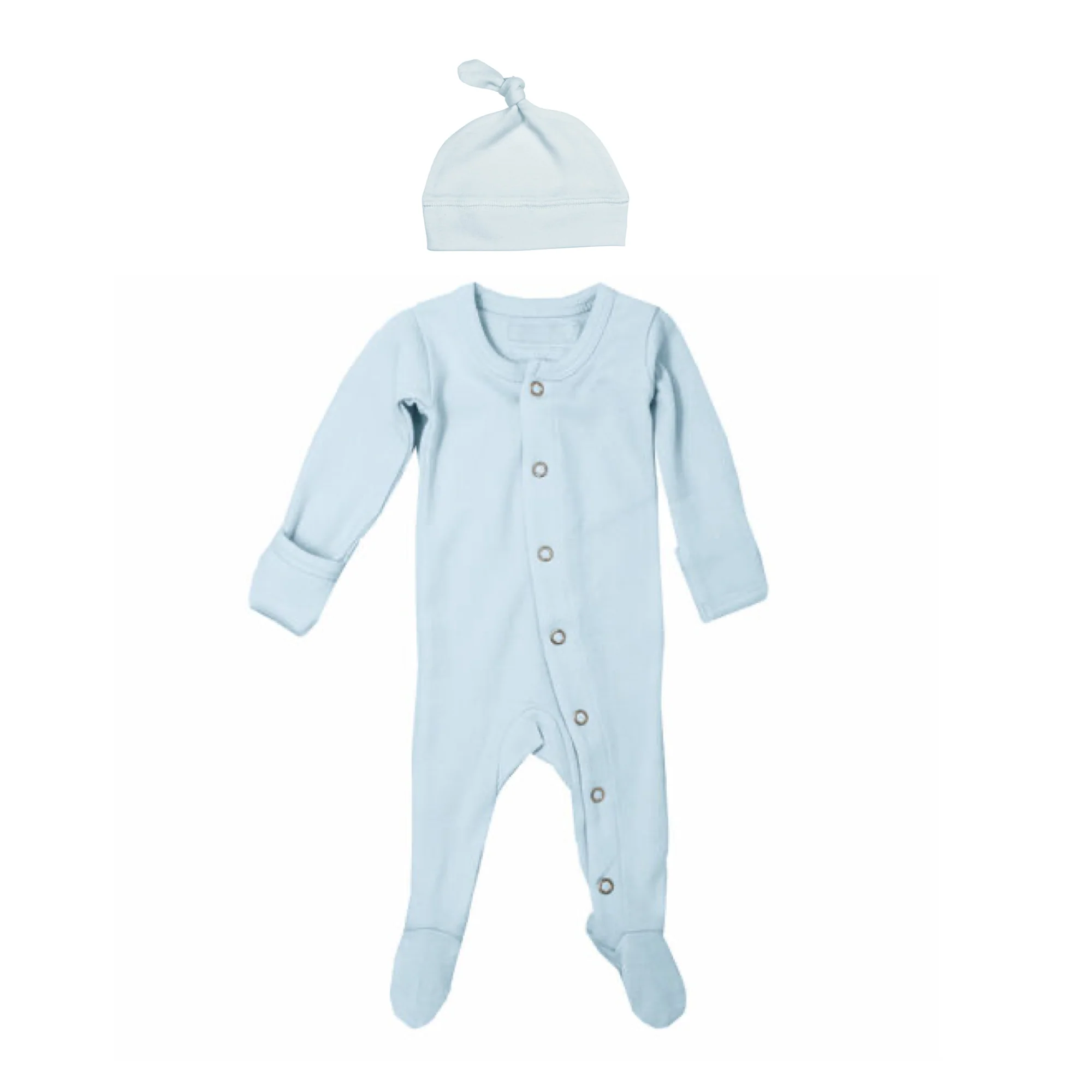 Moonbeam Organic Snap Footie - Image 3