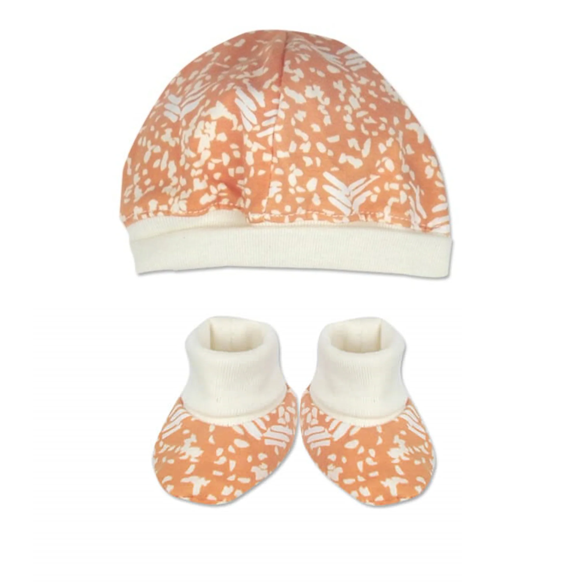 Painted Cap & Bootie Set