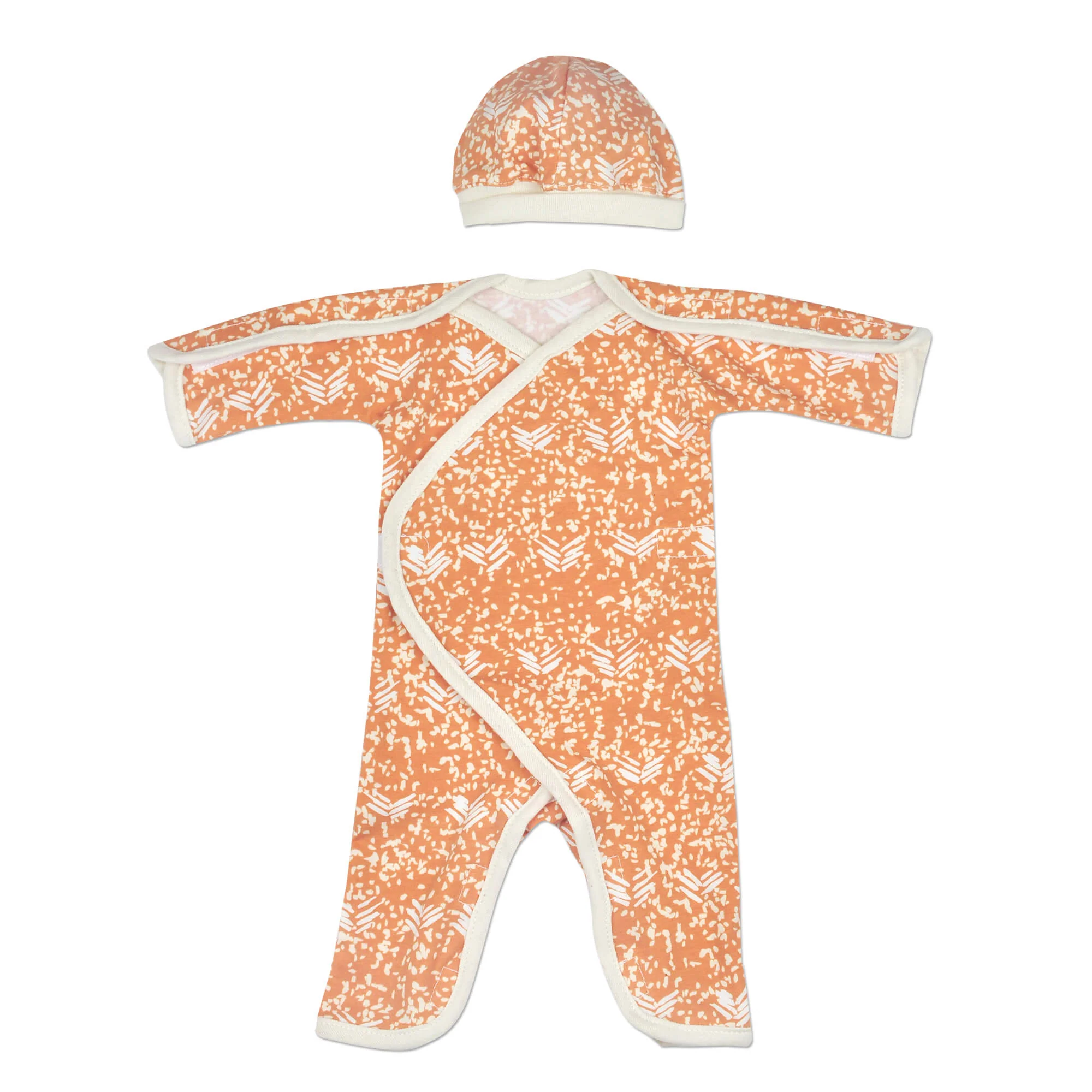 Painted Stretch Cotton Long Sleeve NIC-Jumpsuit - Image 5