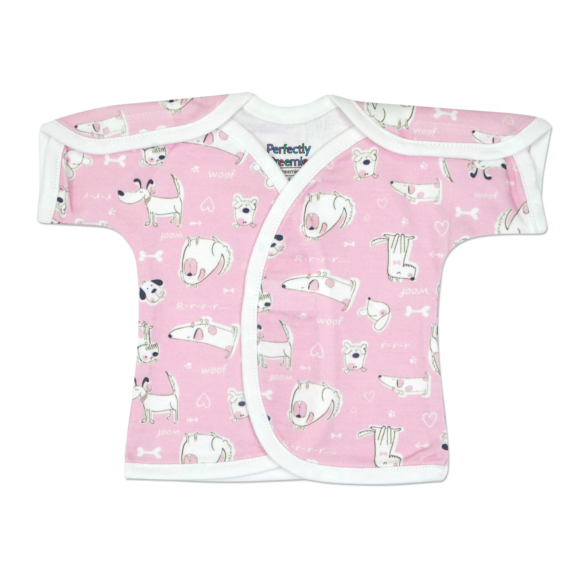 Pink Puppy Love Cotton NICU Shirt