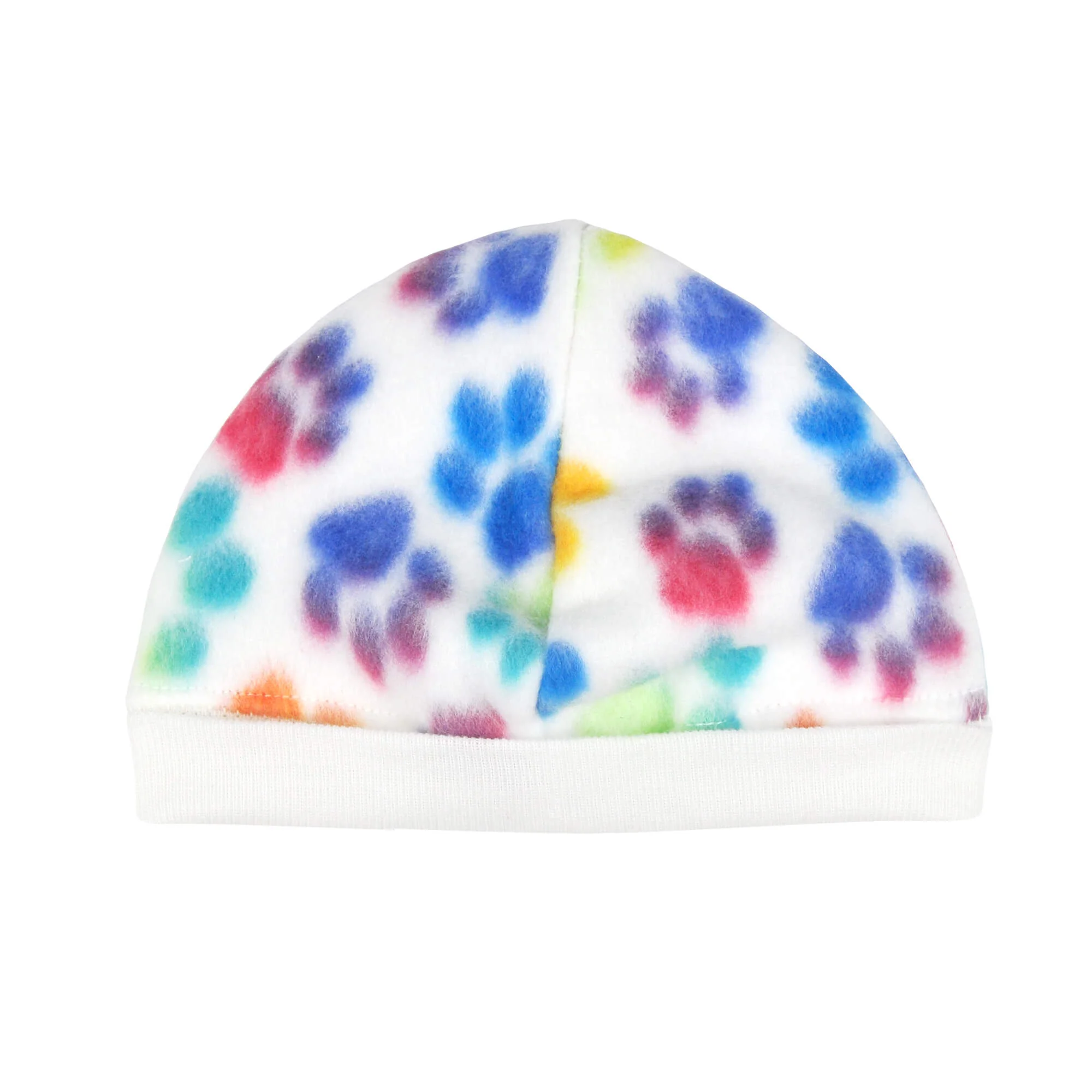 Rainbow Paws Fleece Cap