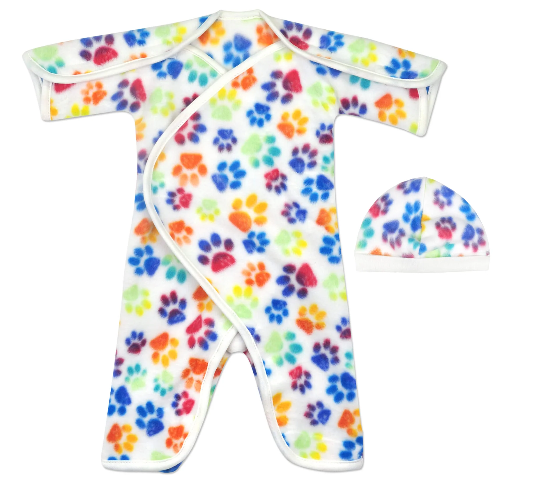 Rainbow Paws Fleece NIC-Jumpsuit Outerwear - Image 3