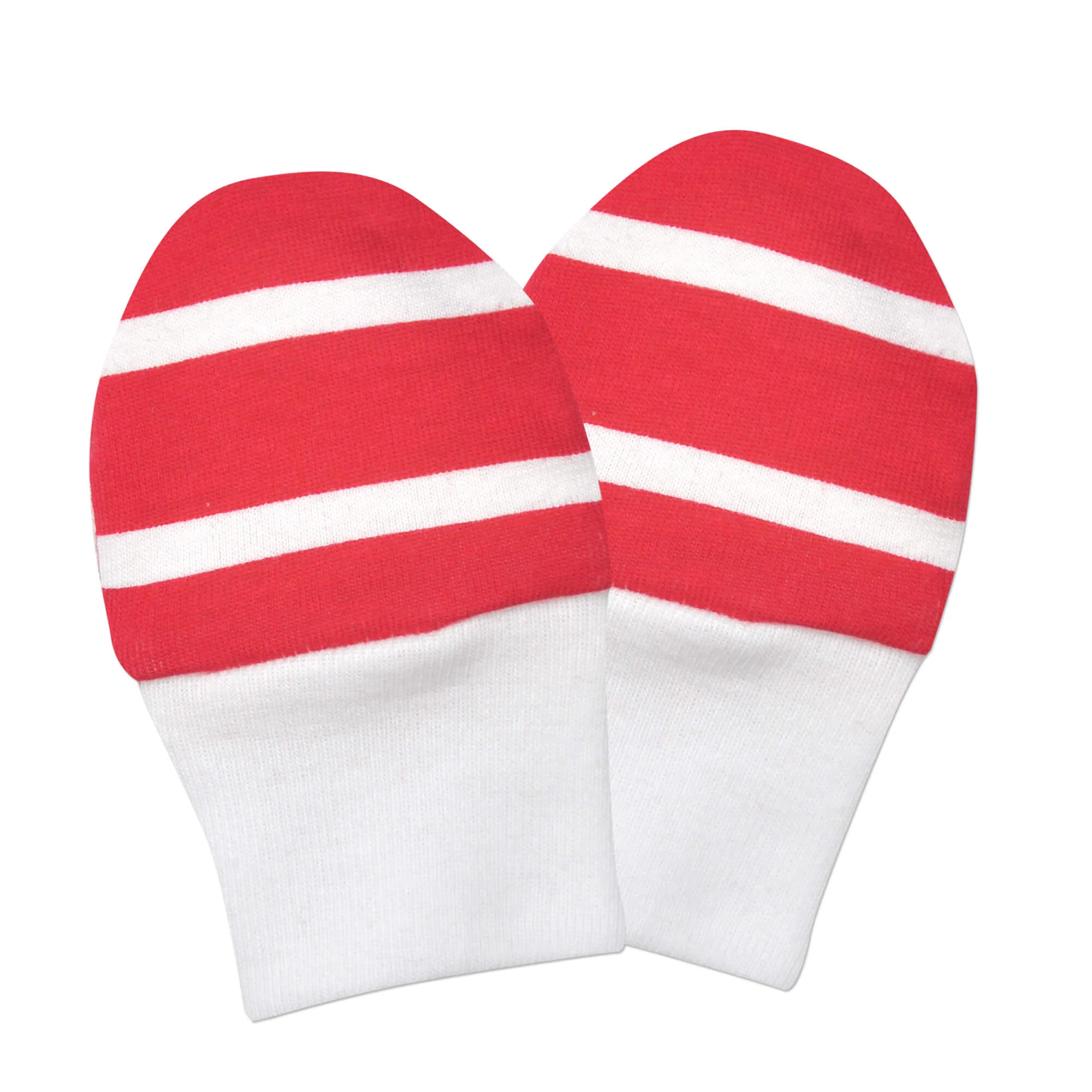 Red Stripe Mittens