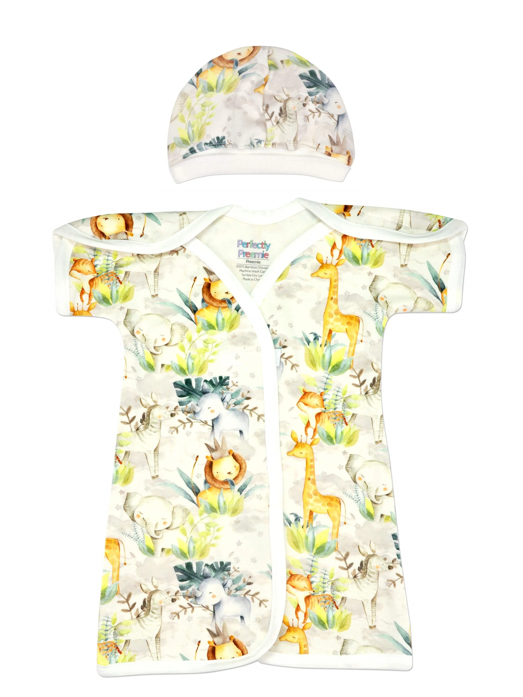 Safari Bamboo NICU Gown - Image 3