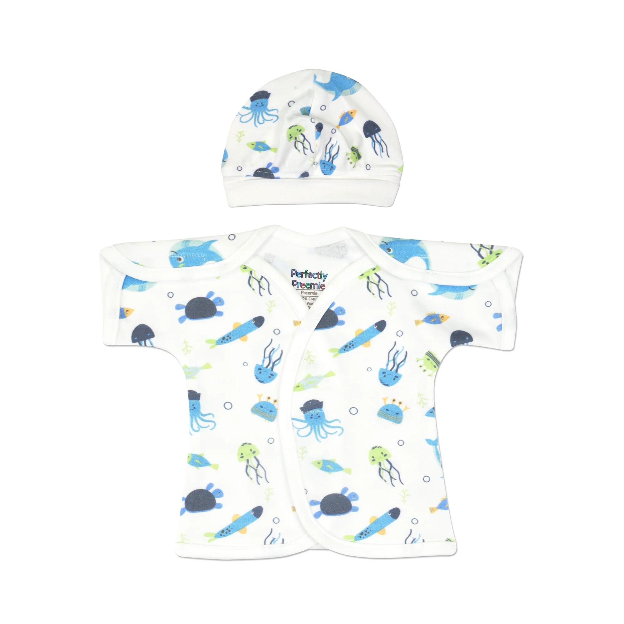 Sea Life Cotton NICU Shirt - Image 4