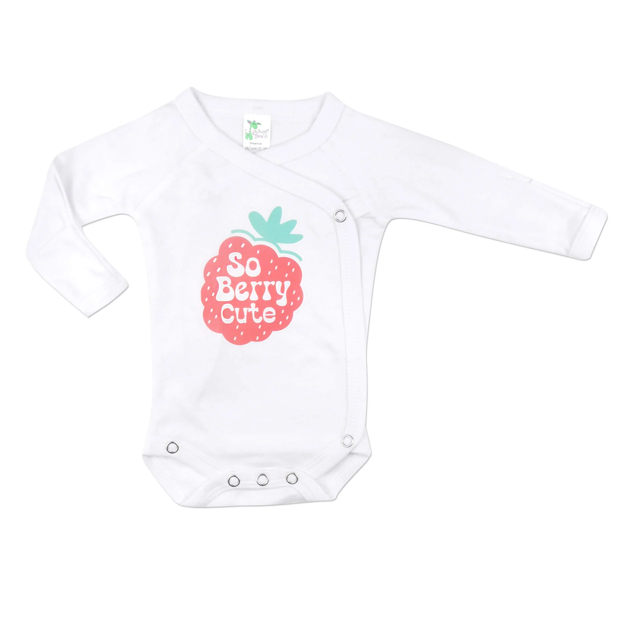 "So Berry Cute" Kimono L/S Bodysuit
