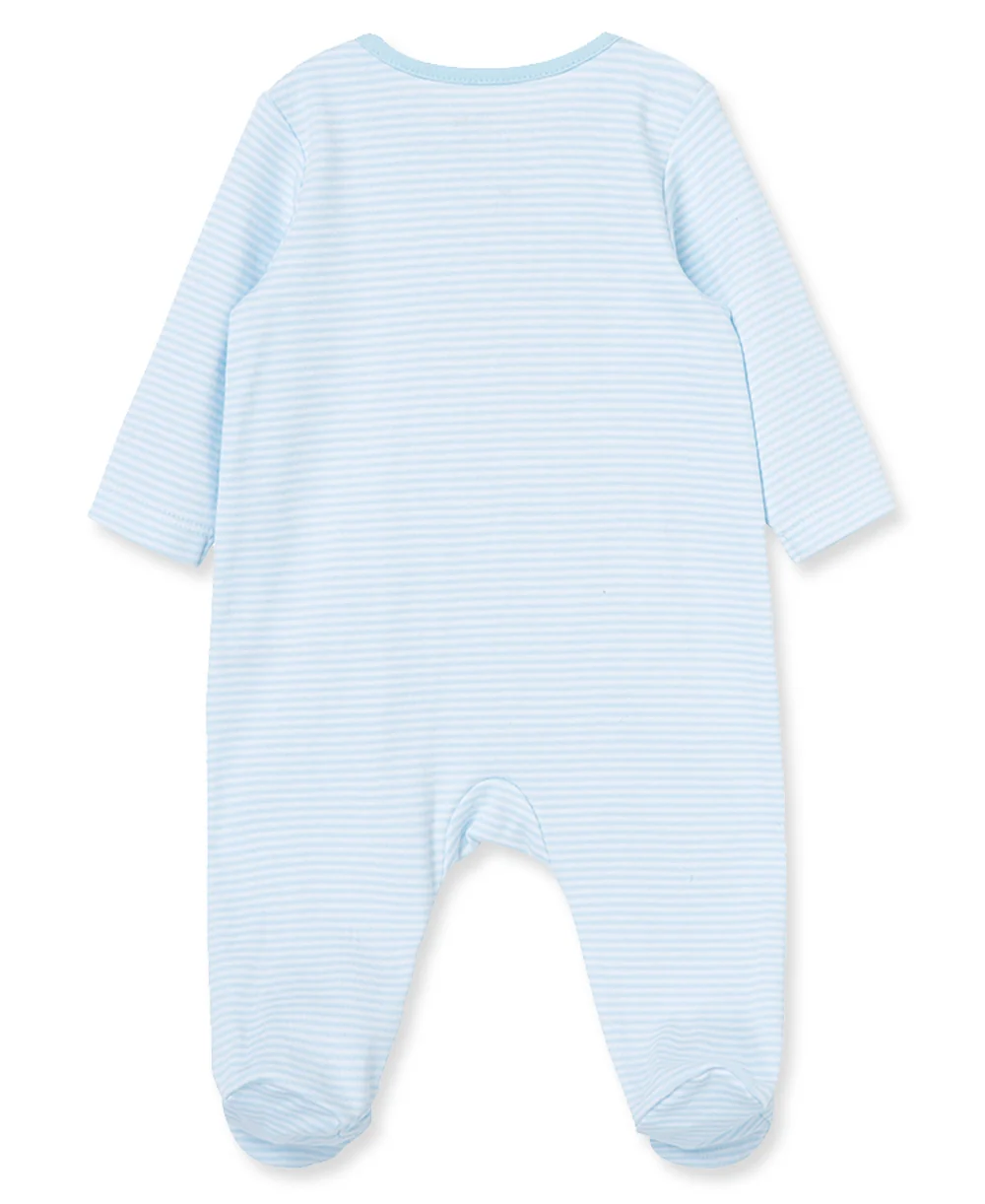 "Thank Heaven for Little Boys" Snap Footie - Image 3